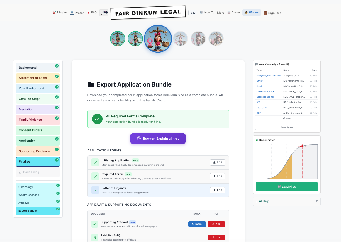 Export Application Bundle